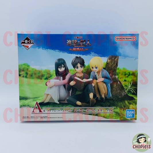 Attack on Titan -Rumbling- Prize A - Mikasa, Eren & Armin Childhood