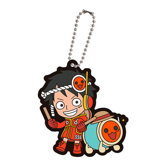 One Piece x Taiko no Tatsujin Rubber Mascot