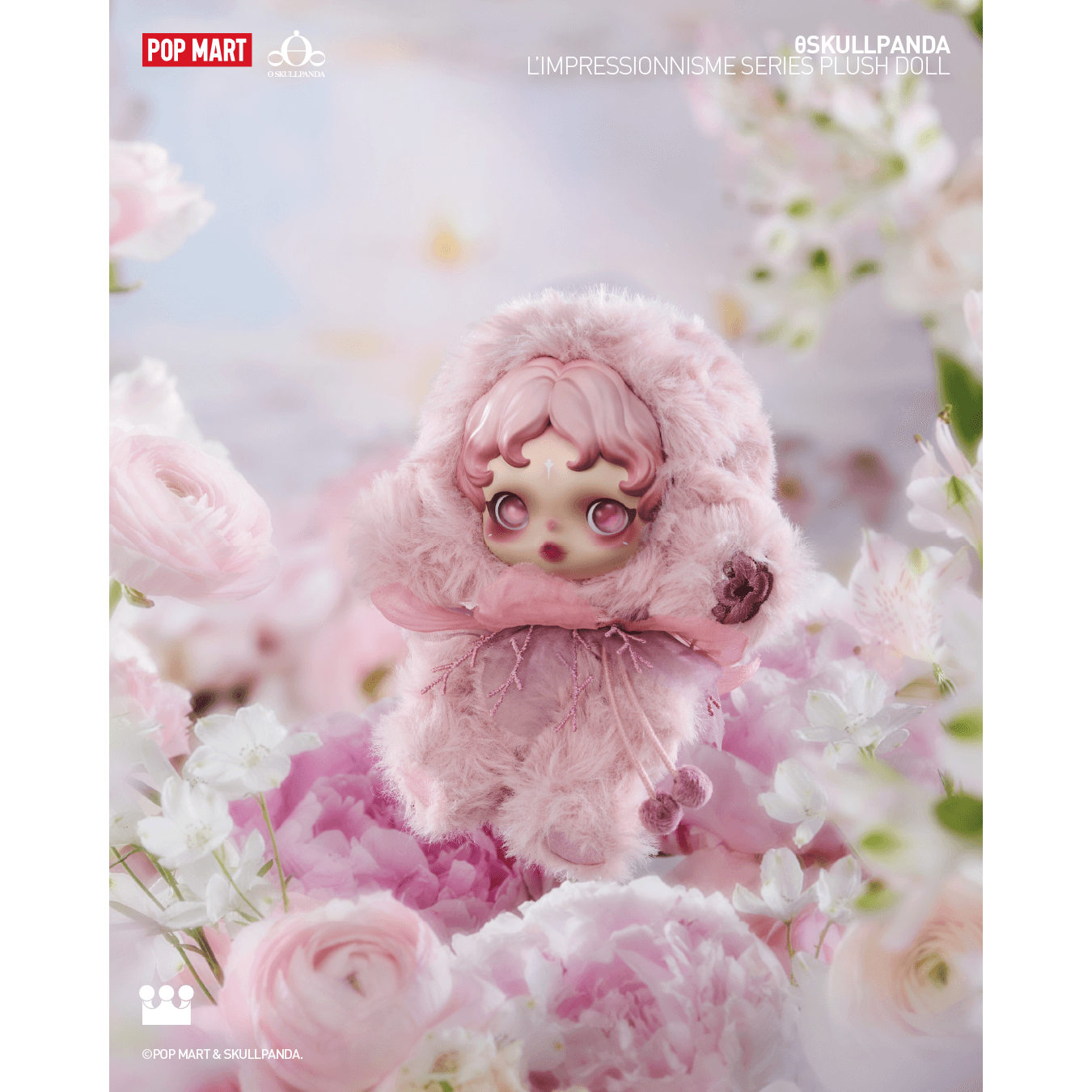 SKULLPANDA L'Impressionisme Series Plush Doll