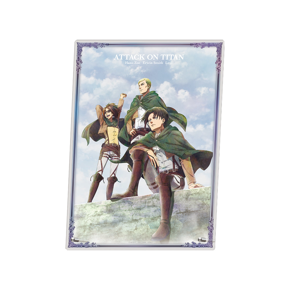 Attack on Titan -The World Outside the Walls- Prize C - Acrylic Board ~Dreaming of a world without Titans~
