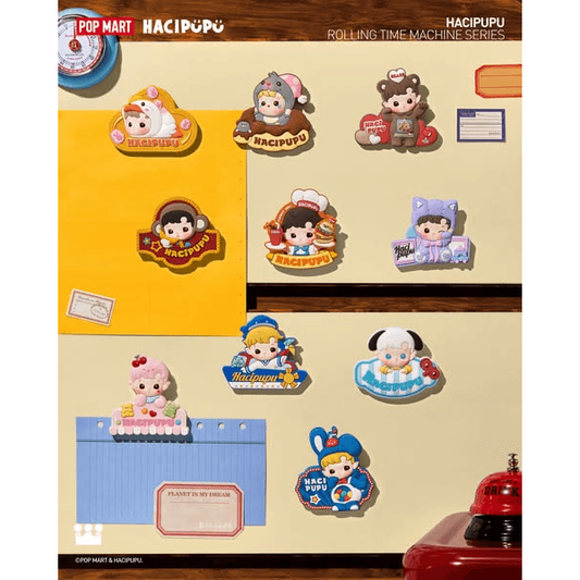 HACIPUPU Rolling Time Machine Series Fridge Magnet Silicon Clip