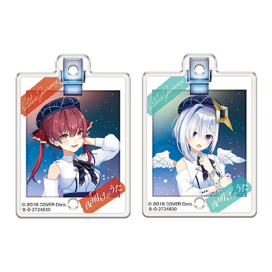 Hololive Production Blue Journey "Yaoke no Uta" Acrylic Charm Set