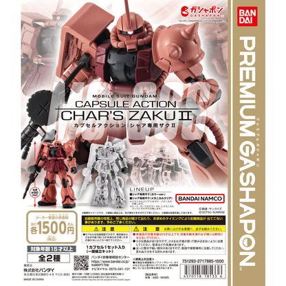 Mobile Suit Gundam Capsule Action Char's Zaku II