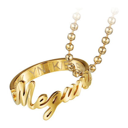 Blue Lock Name Ring Charm
