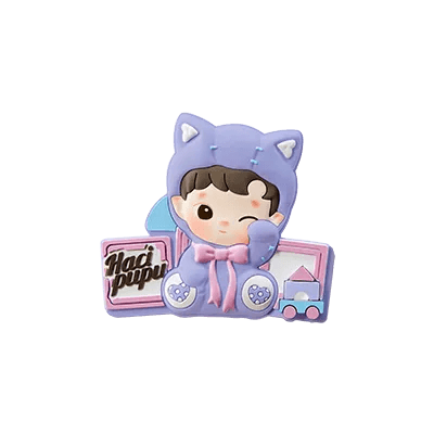 HACIPUPU Rolling Time Machine Series Fridge Magnet Silicon Clip