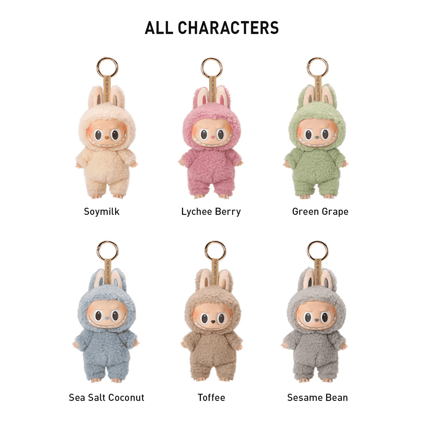 THE MONSTERS Exciting Macaron Series Vinyl Face