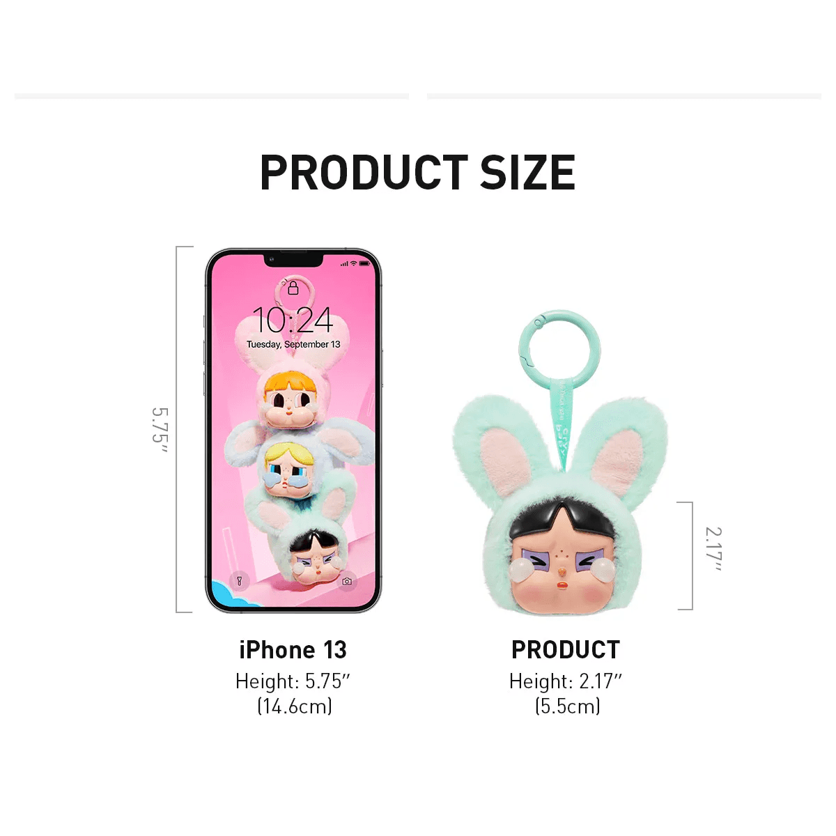 CRYBABY x Powerpuff Girls Series Vinyl Face Plush