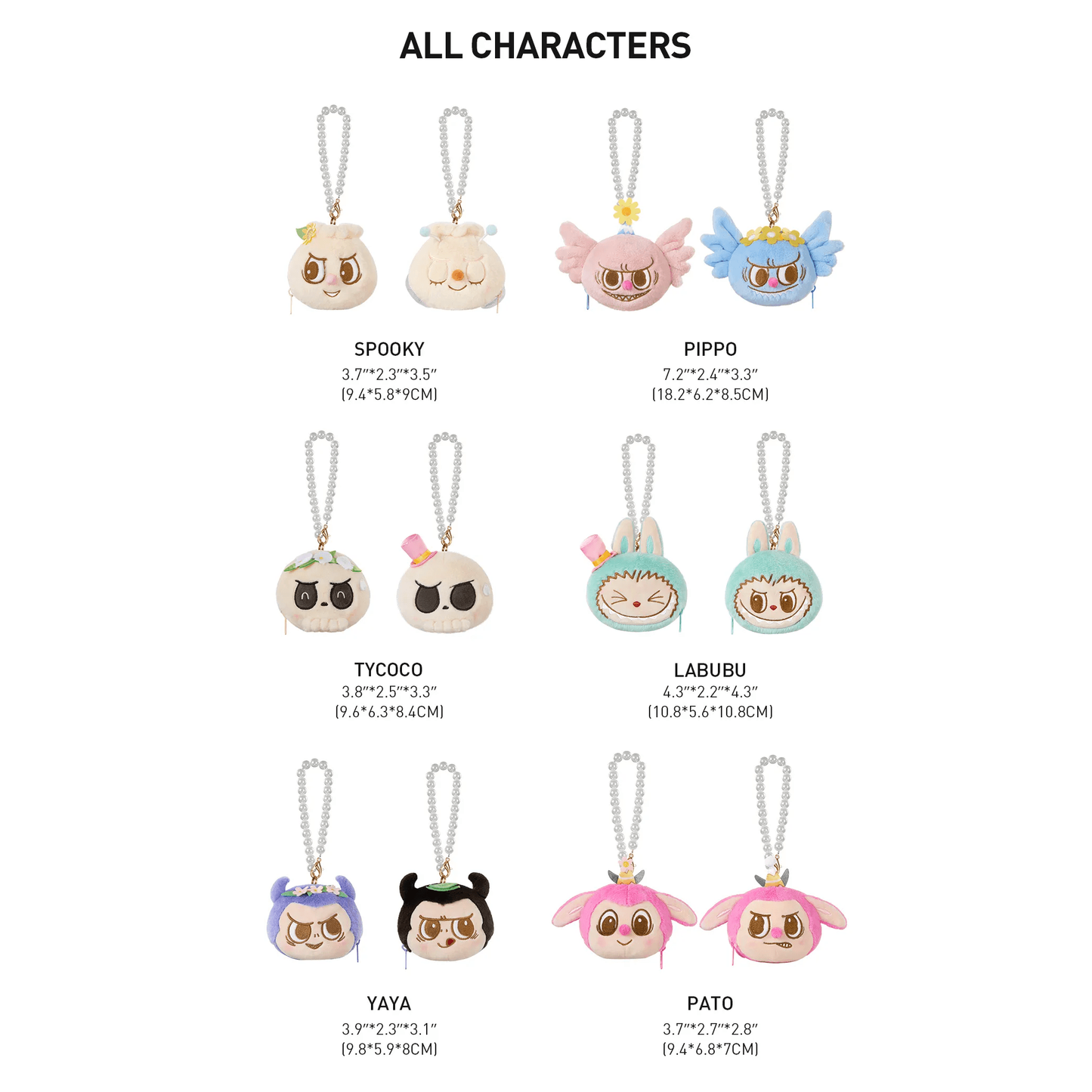 THE MONSTERS Party Series Reversible Plush Toy