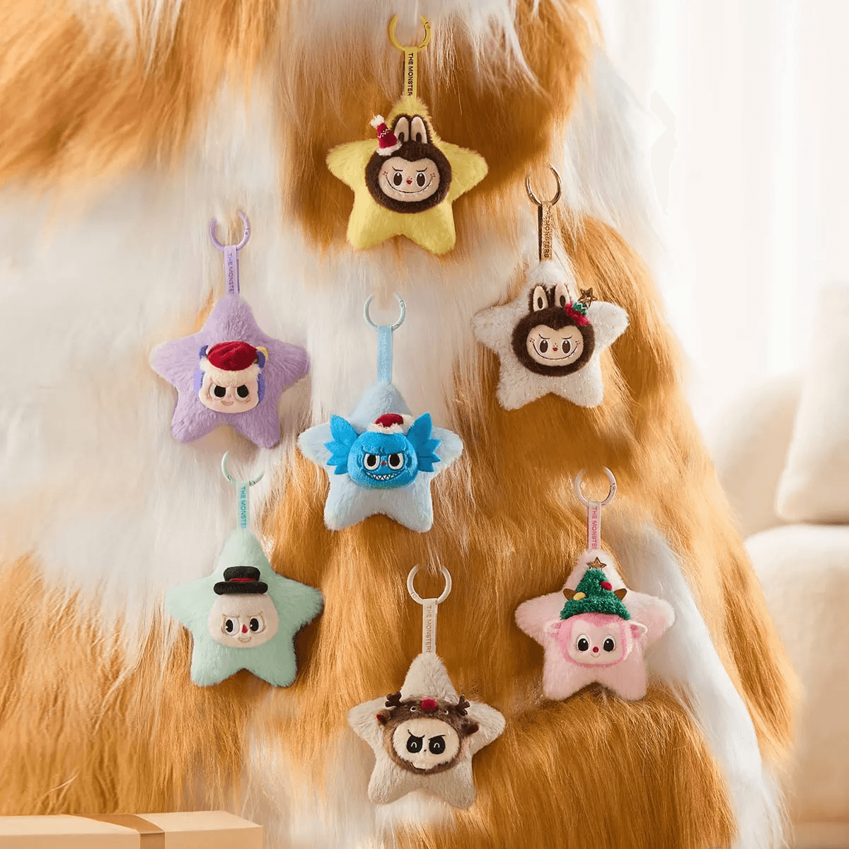 THE MONSTERS Classic Series Sparkly Plush Pendant