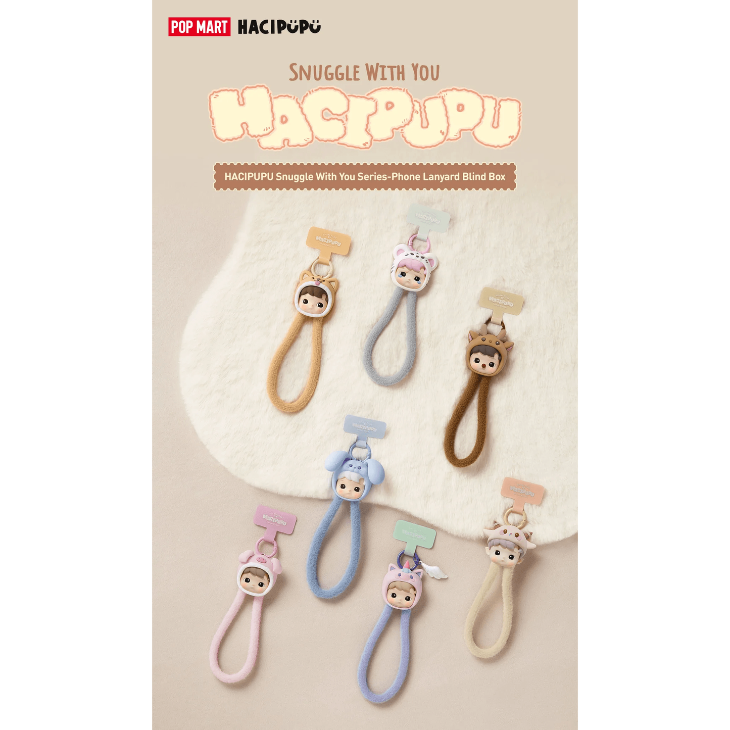 HACIPUPU Snuggle With You Series Phone Lanyard