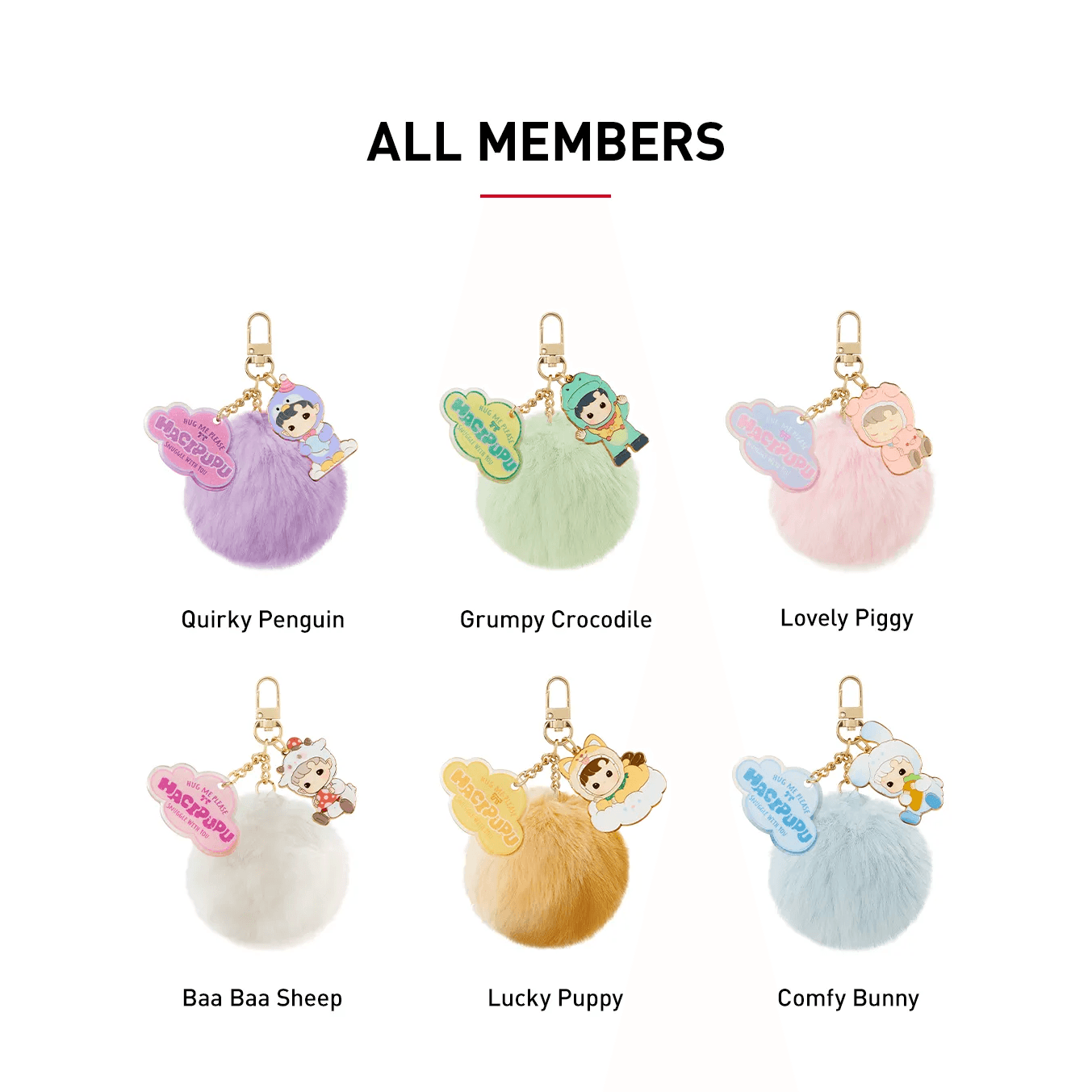 HACIPUPU Snuggle With You Series Pendant