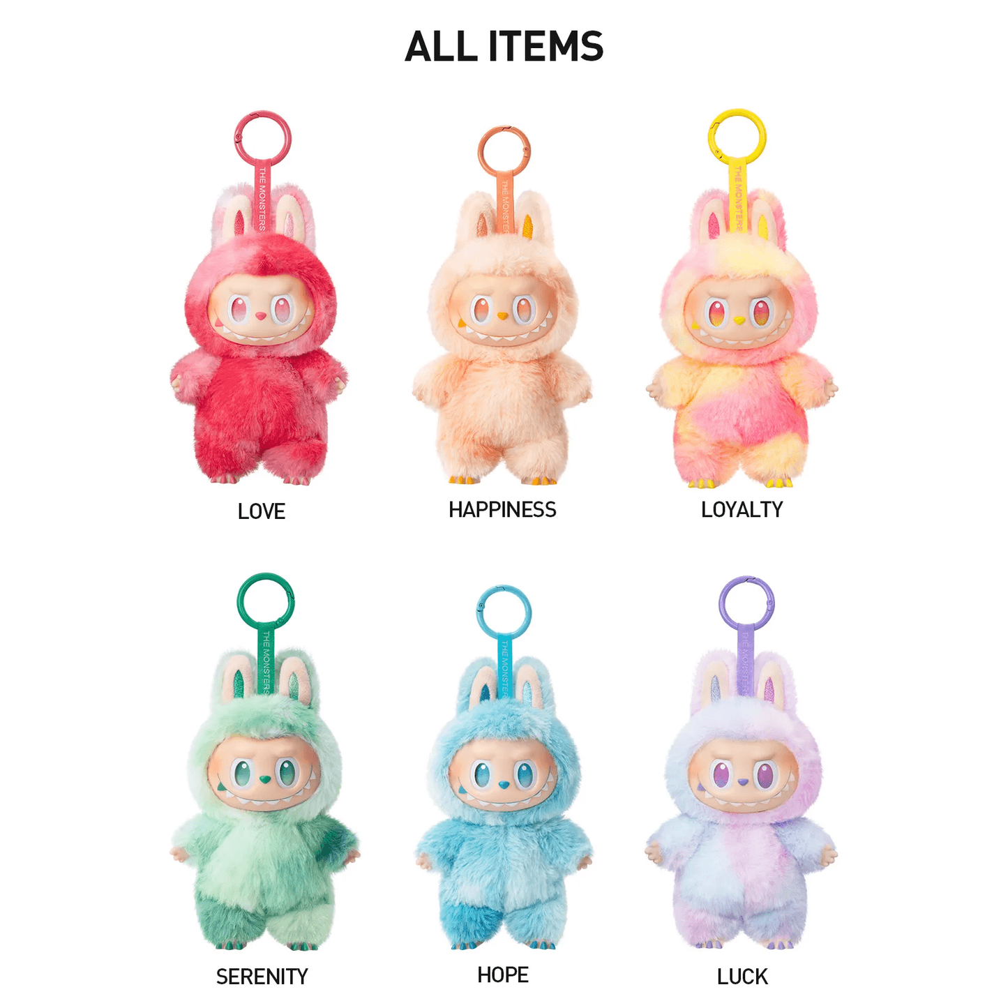 THE MONSTERS Big Into Energy Series Vinyl Plush Pendant