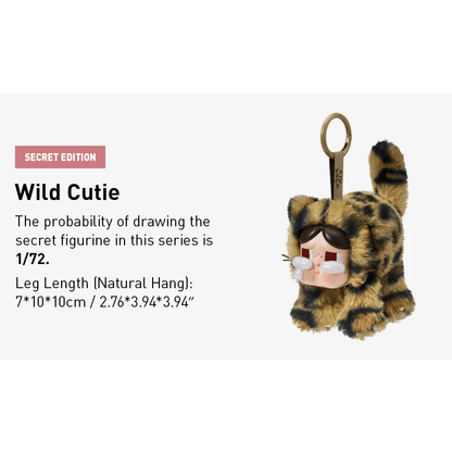 CRYBABY Wild But Cutie Series Vinyl Plush Pendant