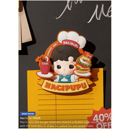 HACIPUPU Rolling Time Machine Series Fridge Magnet Silicon Clip