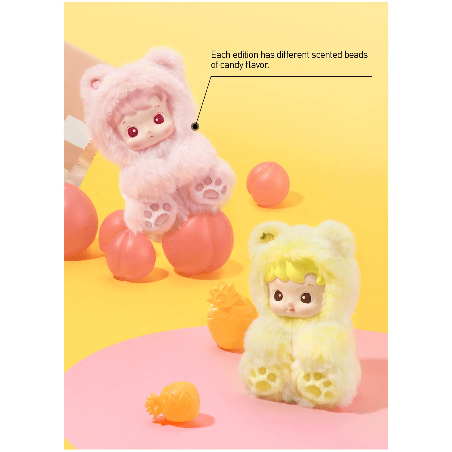HACIPUPU Gummy Bear Series Vinyl Plush Pendant
