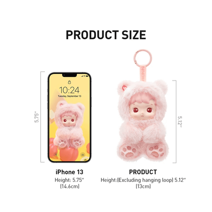 HACIPUPU Gummy Bear Series Vinyl Plush Pendant
