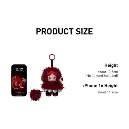 SKULLPANDA You Found Me! Series Plush Doll Pendant