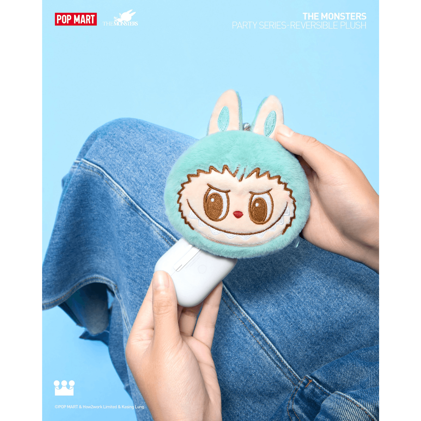 THE MONSTERS Party Series Reversible Plush Toy