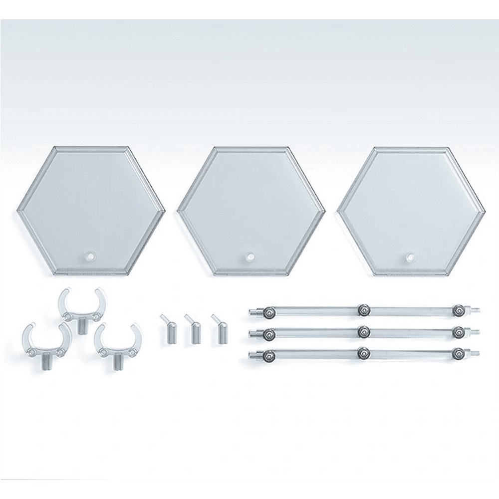 The Simple Stand x3 (for Figures & Models) Hex Type