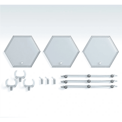 The Simple Stand x3 (for Figures & Models) Hex Type