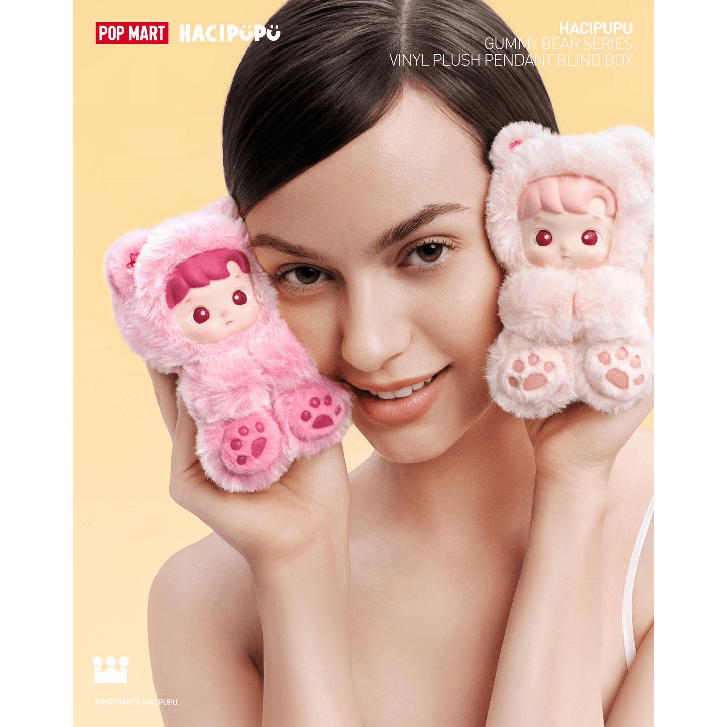 HACIPUPU Gummy Bear Series Vinyl Plush Pendant