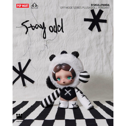 SKULLPANDA Off Mode Series Plush Pendant