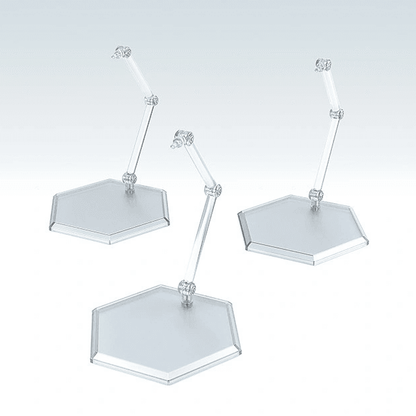 The Simple Stand x3 (for Figures & Models) Hex Type