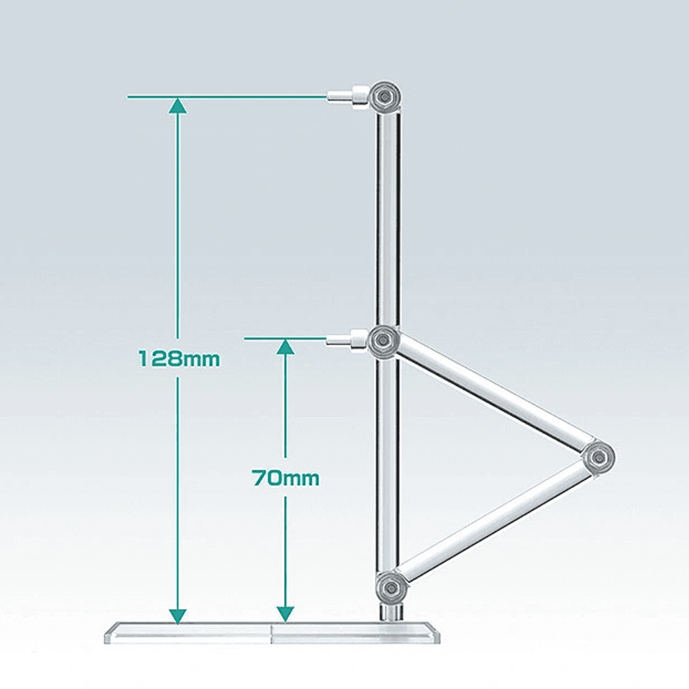 The Simple Stand x3 (for Figures & Models) Hex Type