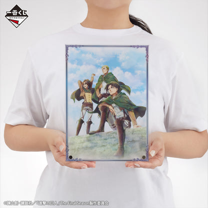 Attack on Titan -The World Outside the Walls- Prize C - Acrylic Board ~Dreaming of a world without Titans~