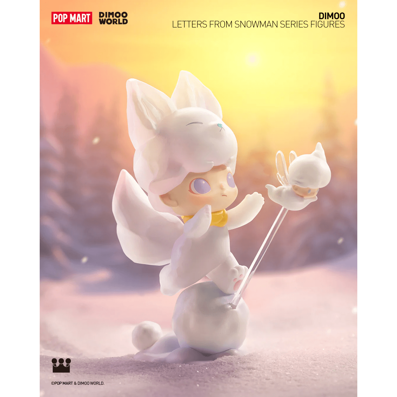 DIMOO Letter's From Snowman Series