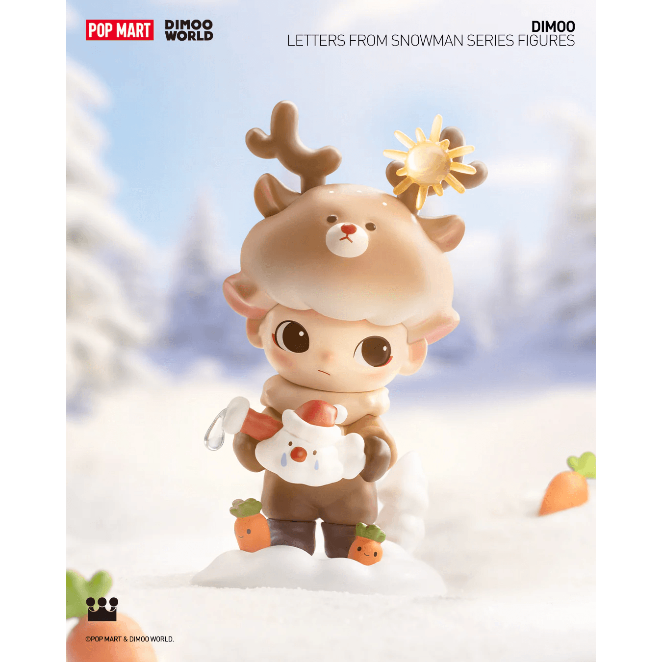 DIMOO Letter's From Snowman Series