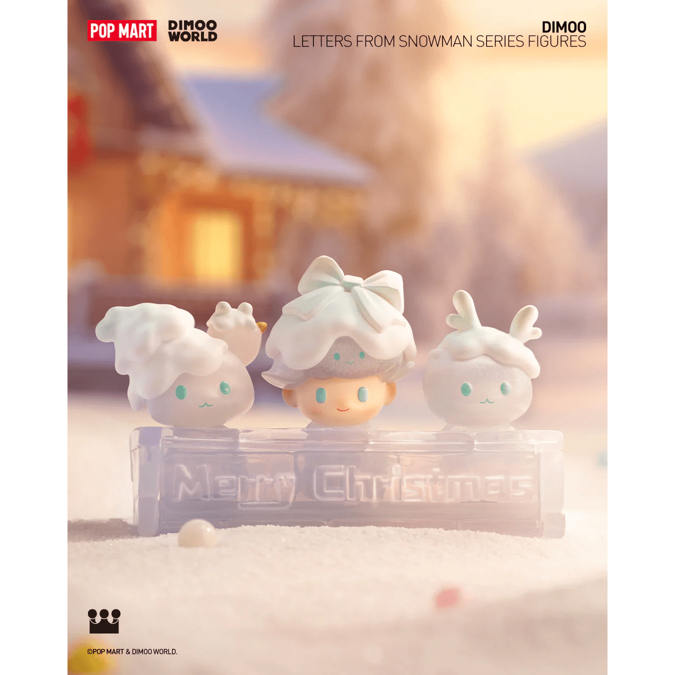 DIMOO Letter's From Snowman Series