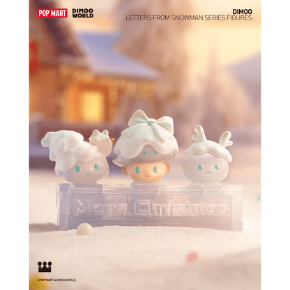 DIMOO Letter's From Snowman Series