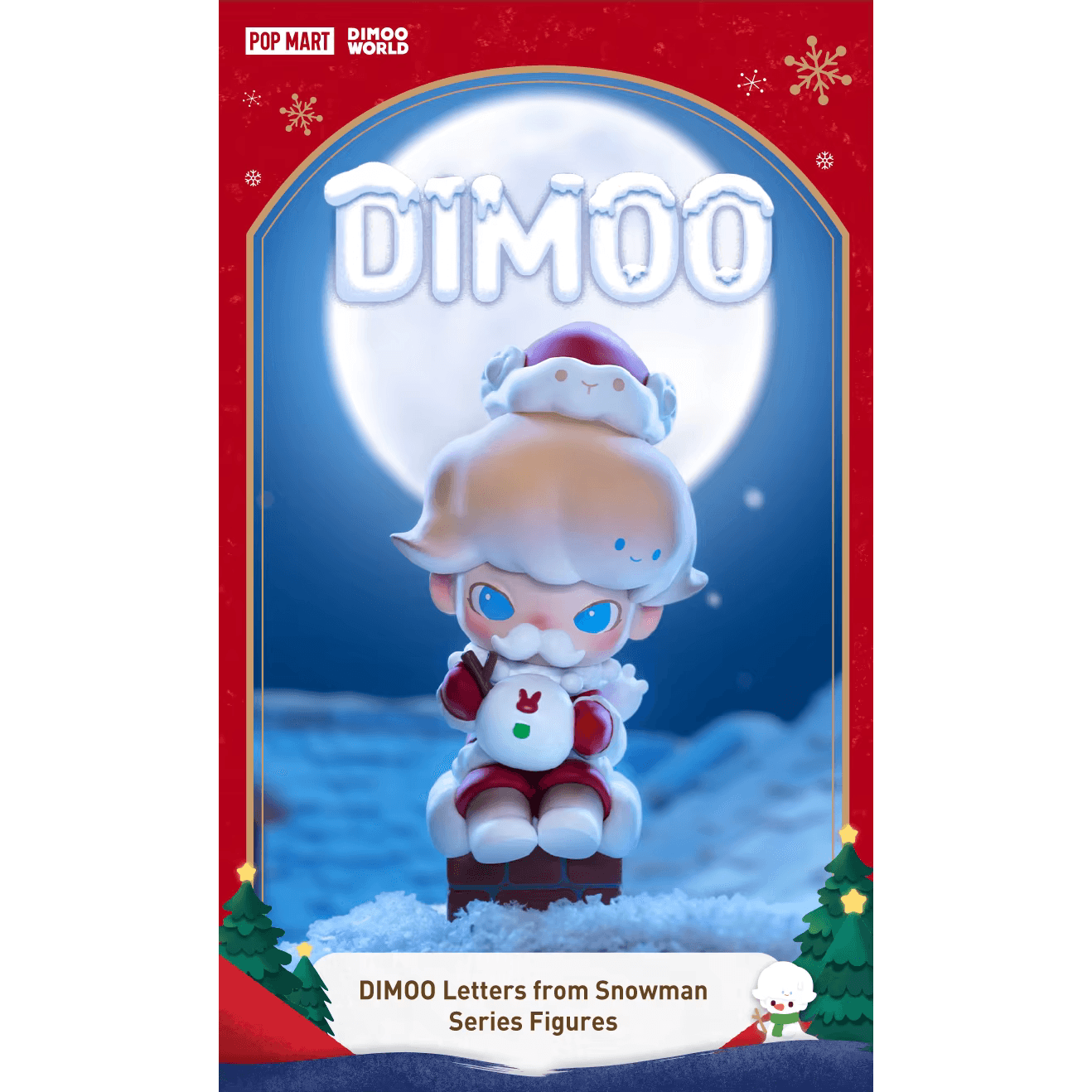 DIMOO Letter's From Snowman Series