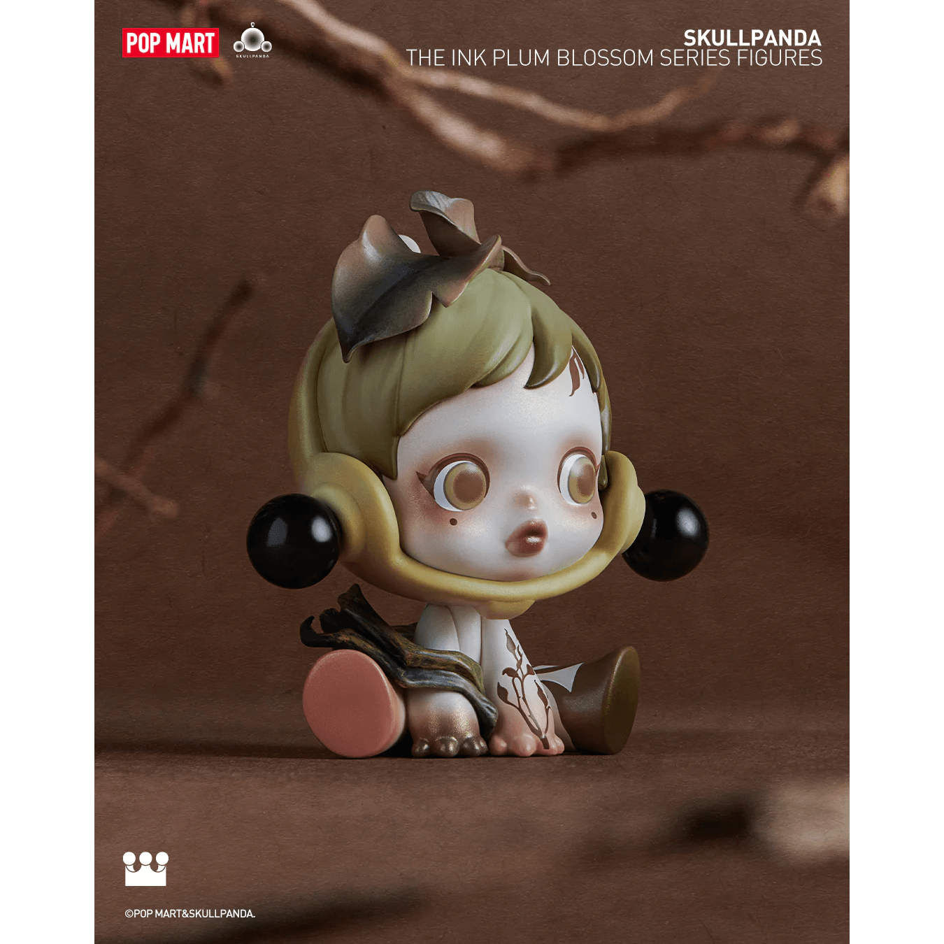 SKULLPANDA The Ink Plum Blossom Series