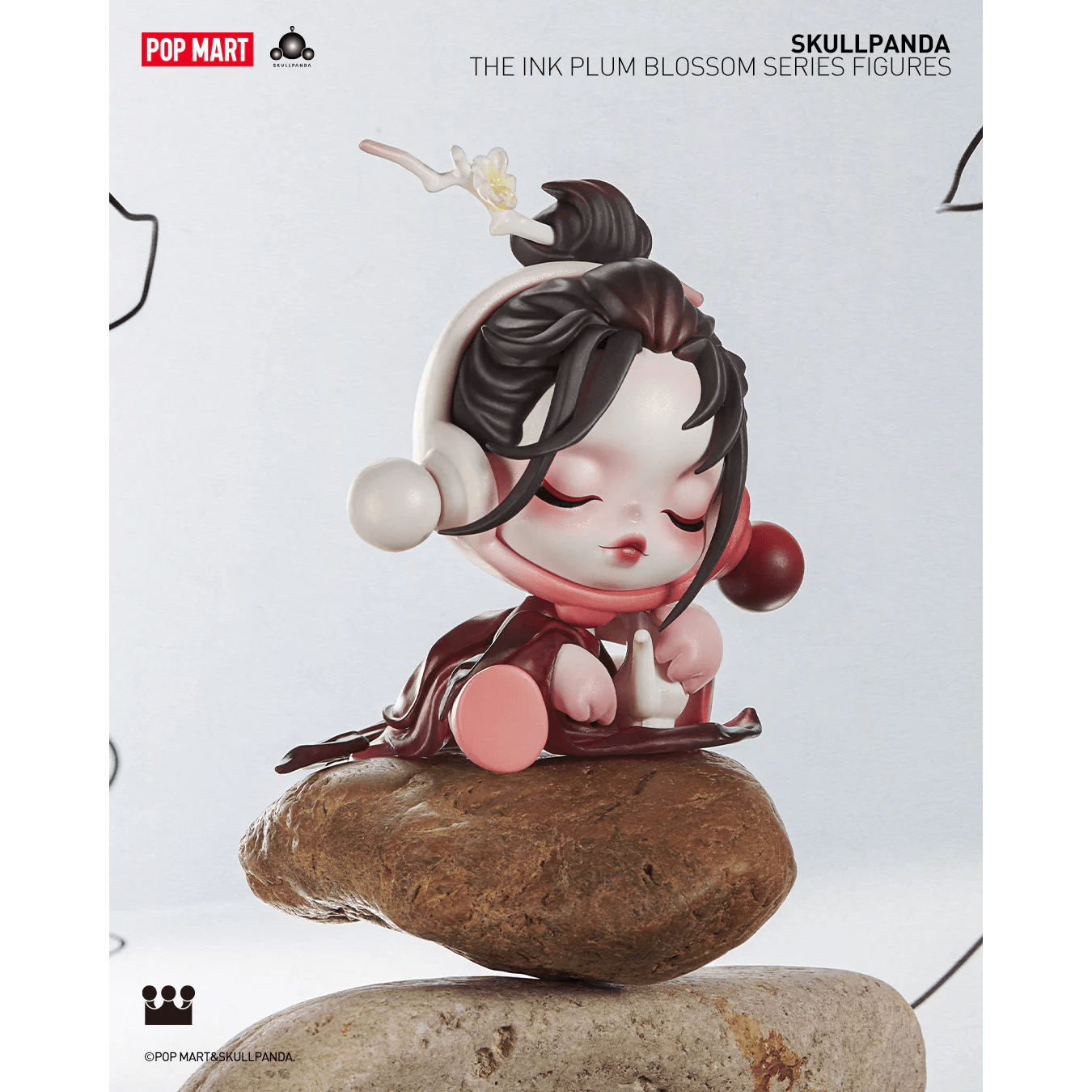 SKULLPANDA The Ink Plum Blossom Series