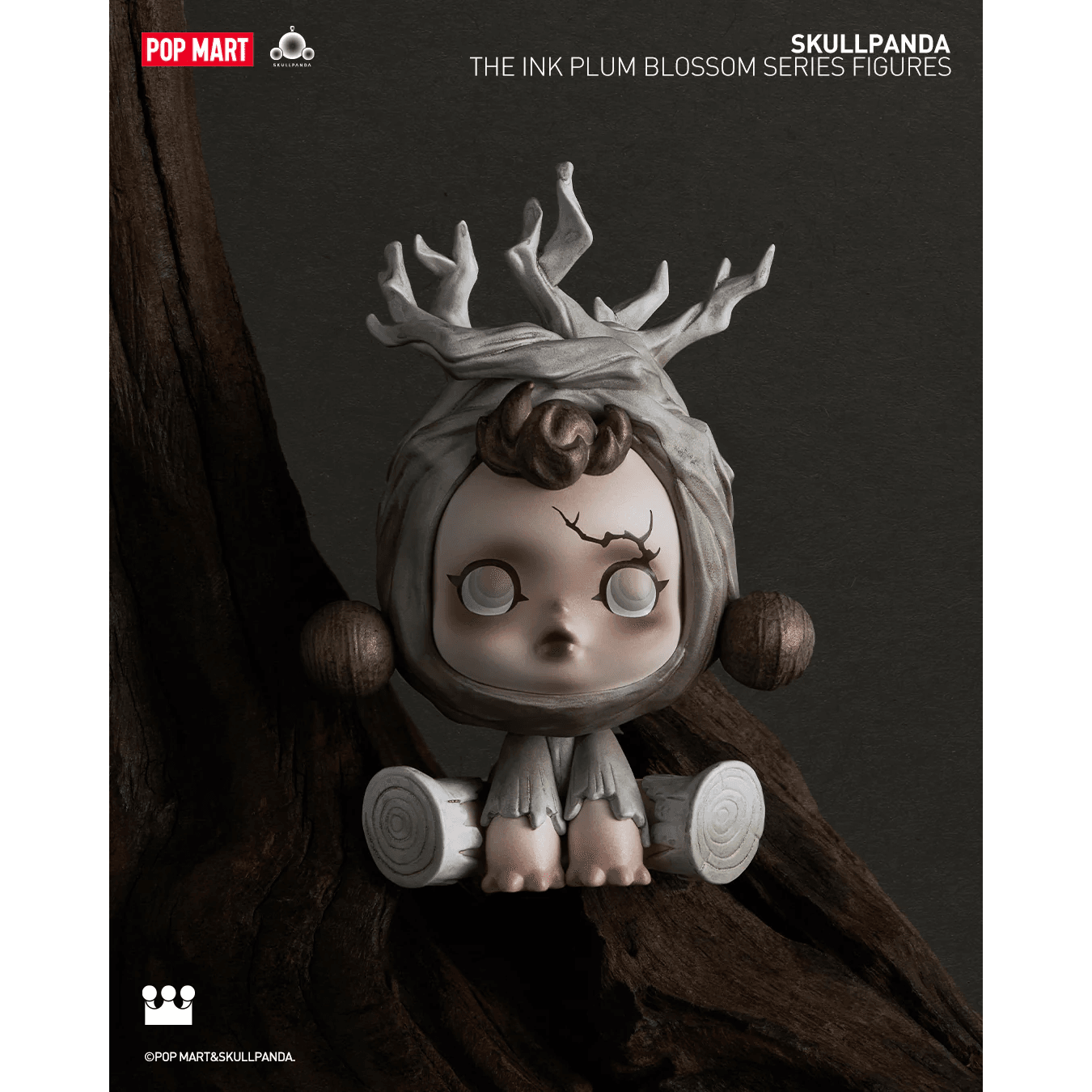 SKULLPANDA The Ink Plum Blossom Series