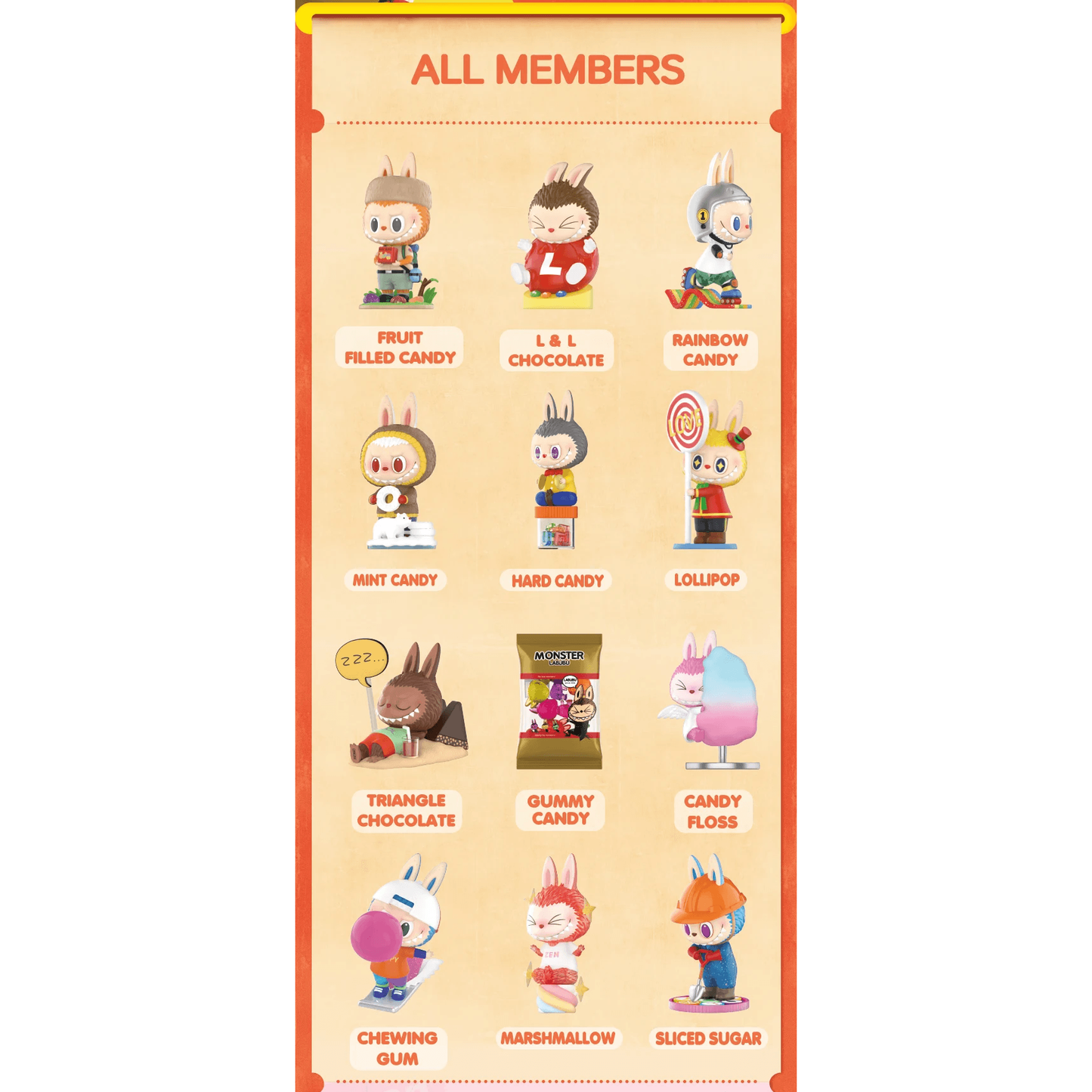THE MONSTERS Candy Series