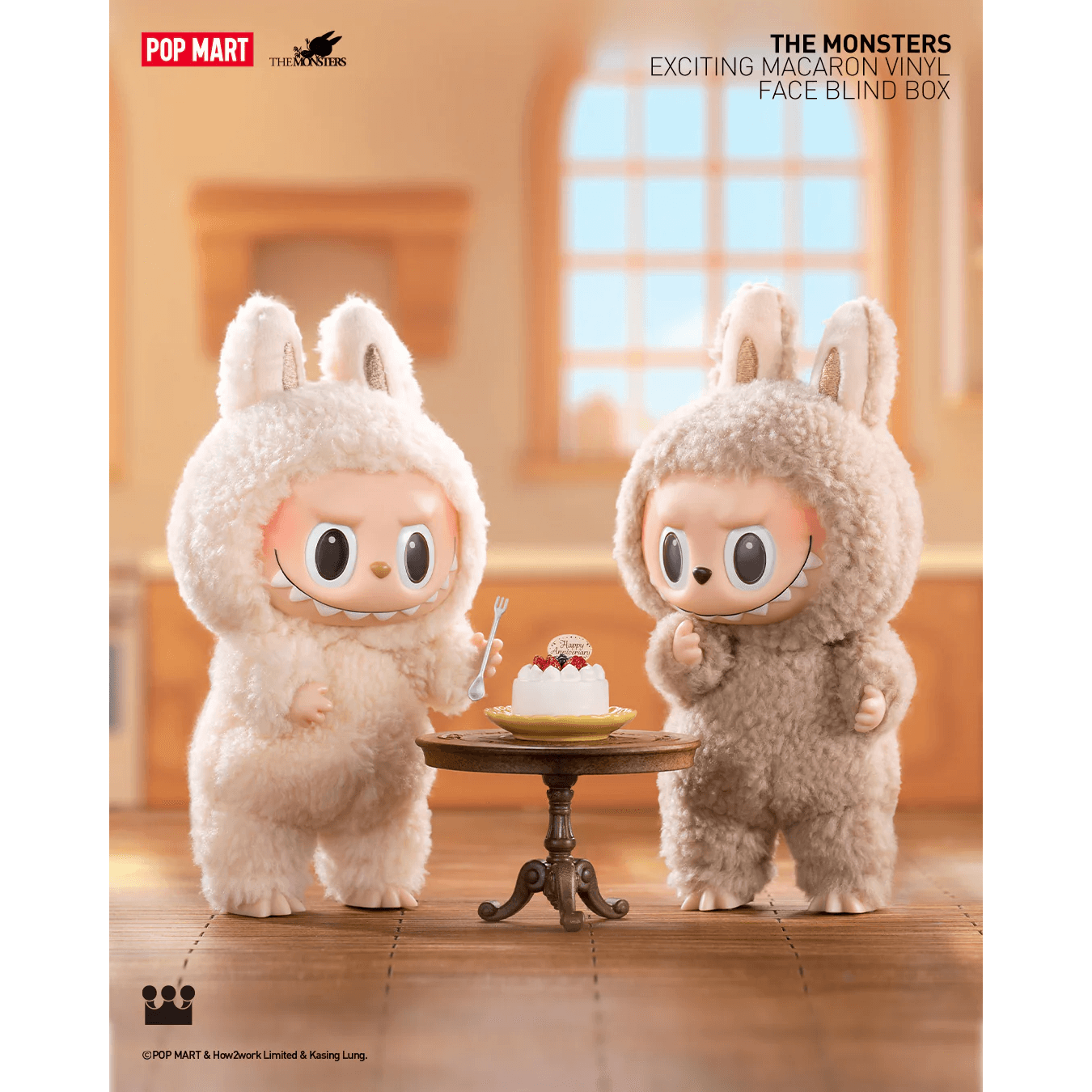 THE MONSTERS Exciting Macaron Series Vinyl Face