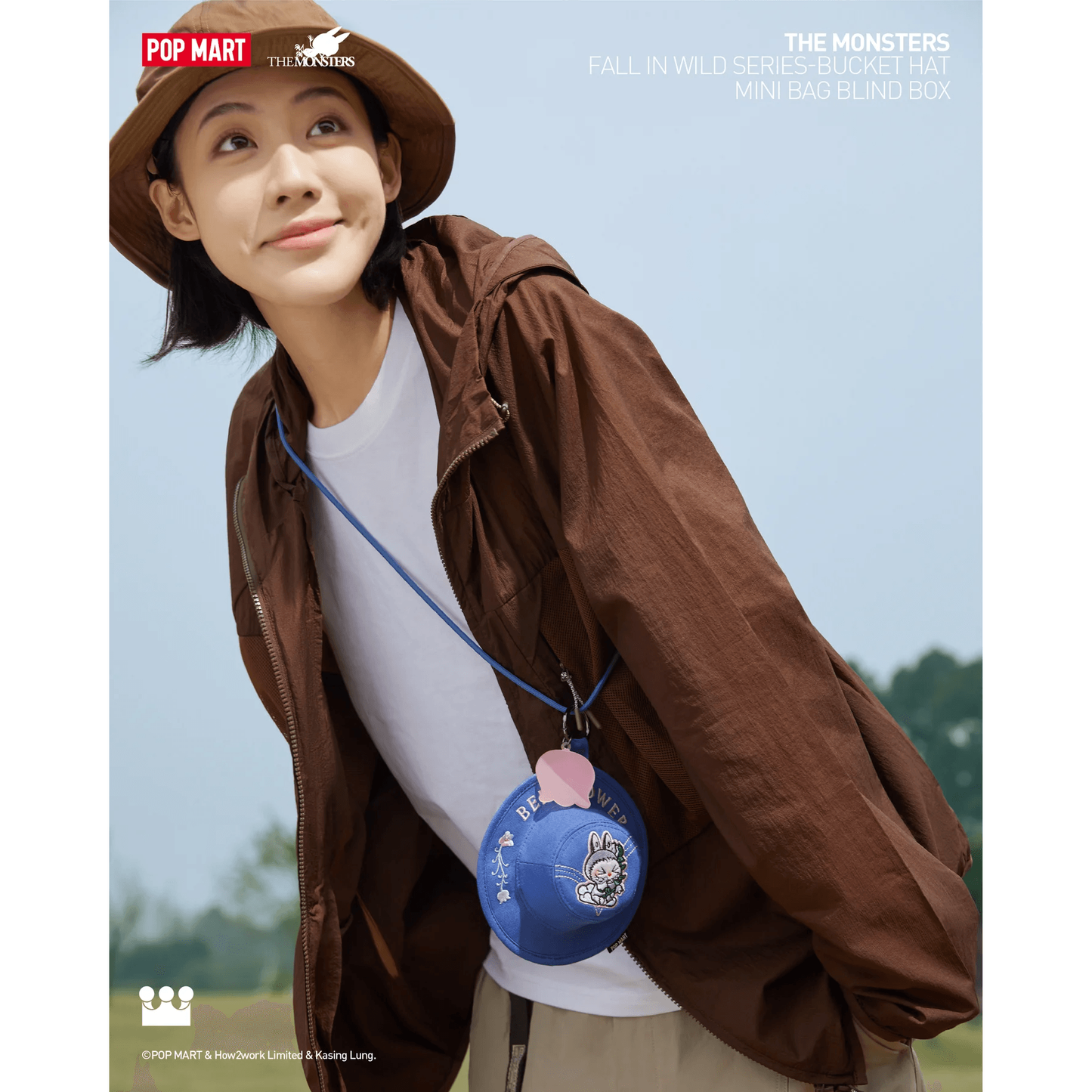 THE MONSTERS Fall in Wild Series Bucket Hat Mini Bag