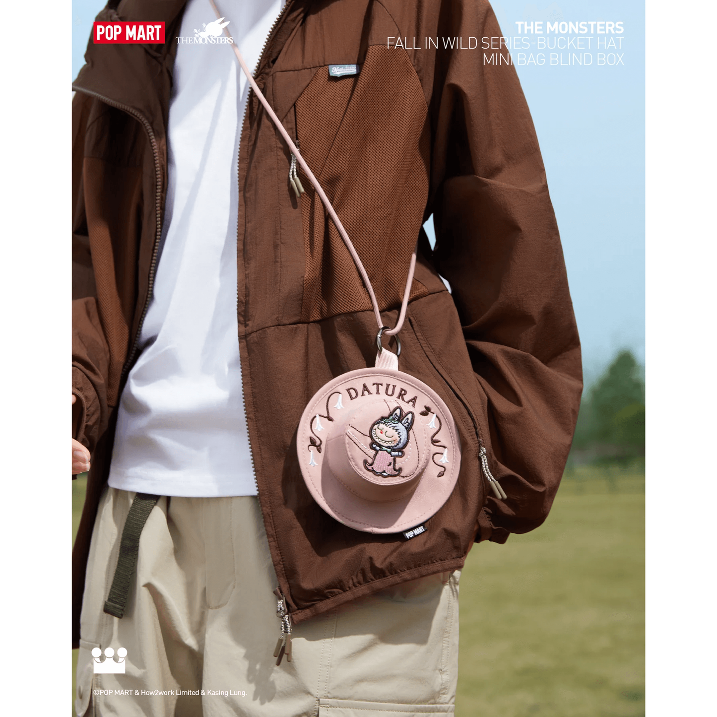 THE MONSTERS Fall in Wild Series Bucket Hat Mini Bag