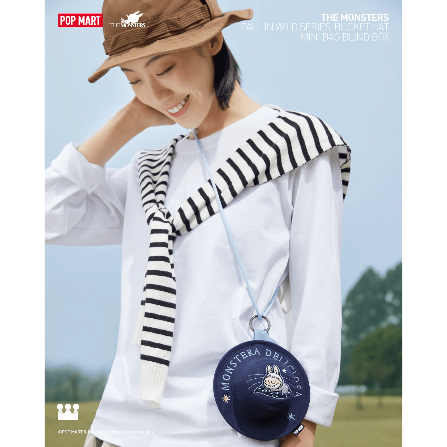 THE MONSTERS Fall in Wild Series Bucket Hat Mini Bag