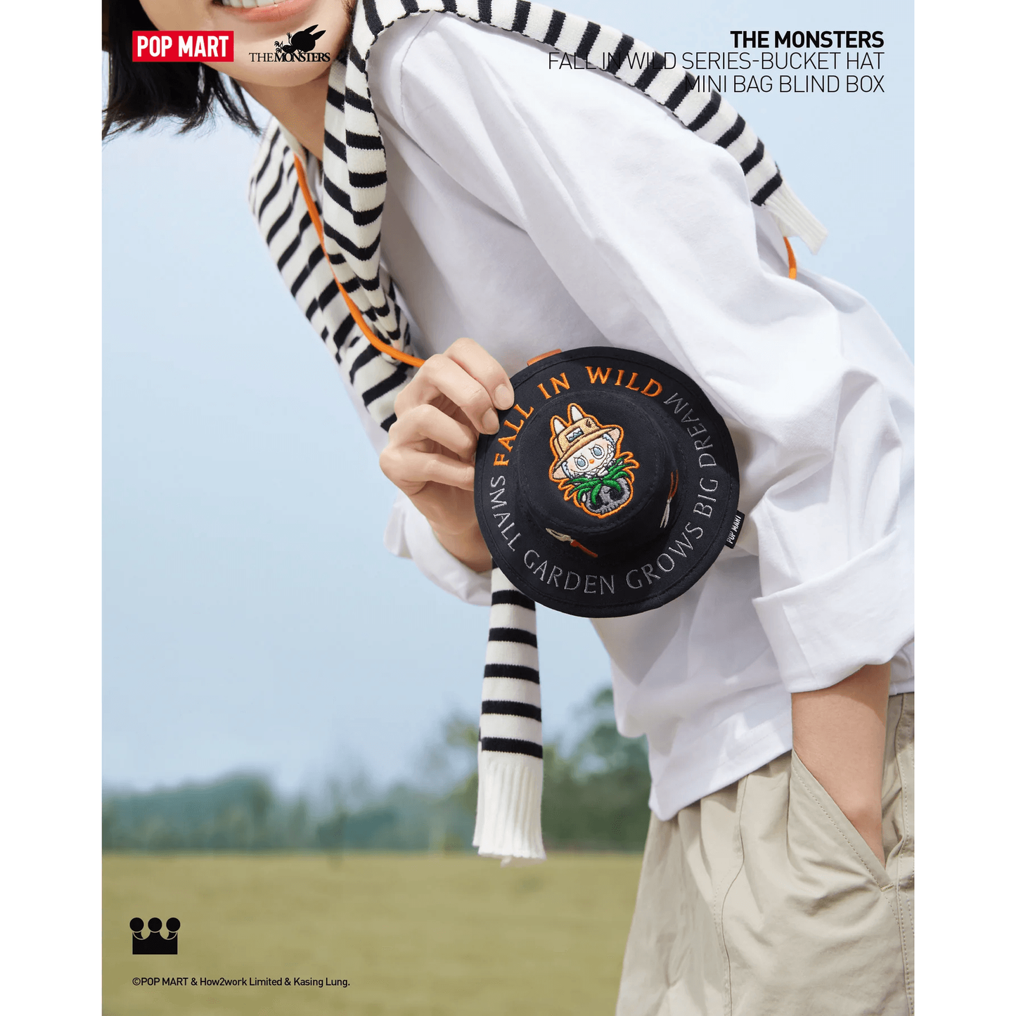 THE MONSTERS Fall in Wild Series Bucket Hat Mini Bag