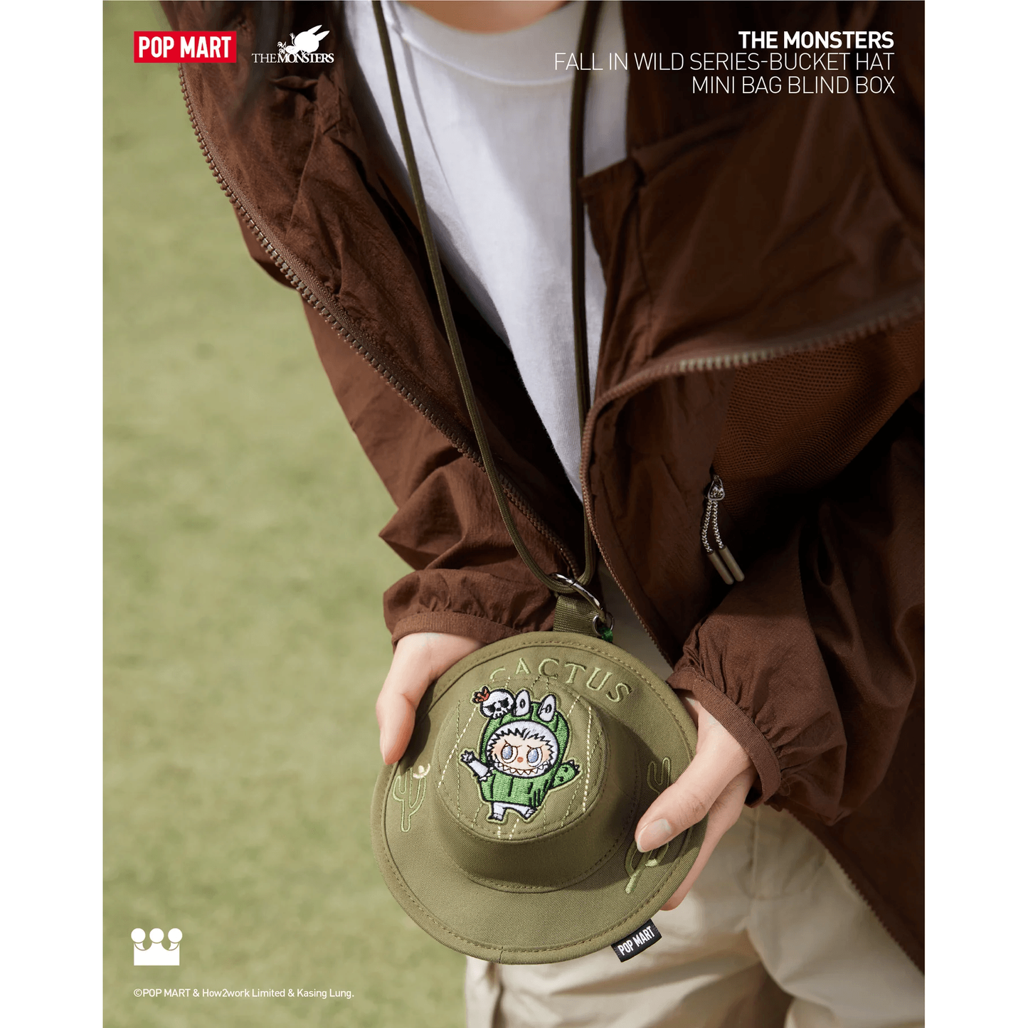 THE MONSTERS Fall in Wild Series Bucket Hat Mini Bag