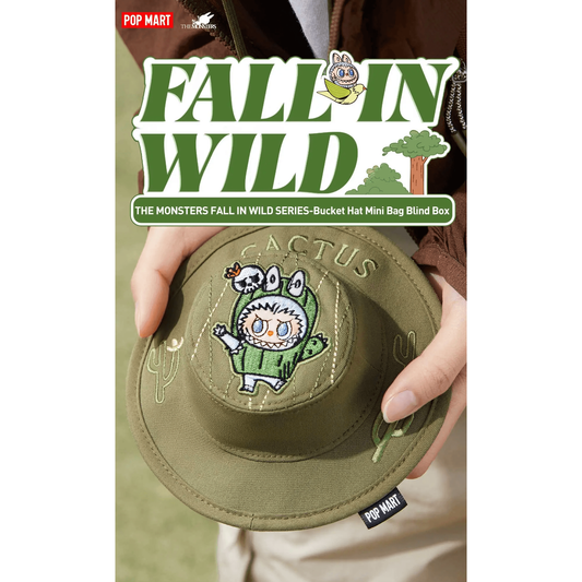THE MONSTERS Fall in Wild Series Bucket Hat Mini Bag