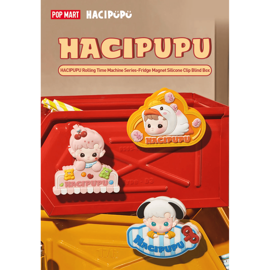 HACIPUPU Rolling Time Machine Series Fridge Magnet Silicon Clip