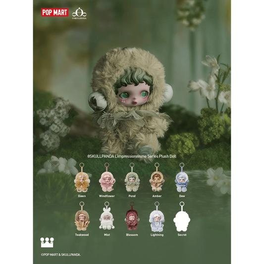 SKULLPANDA L'Impressionisme Series Plush Doll