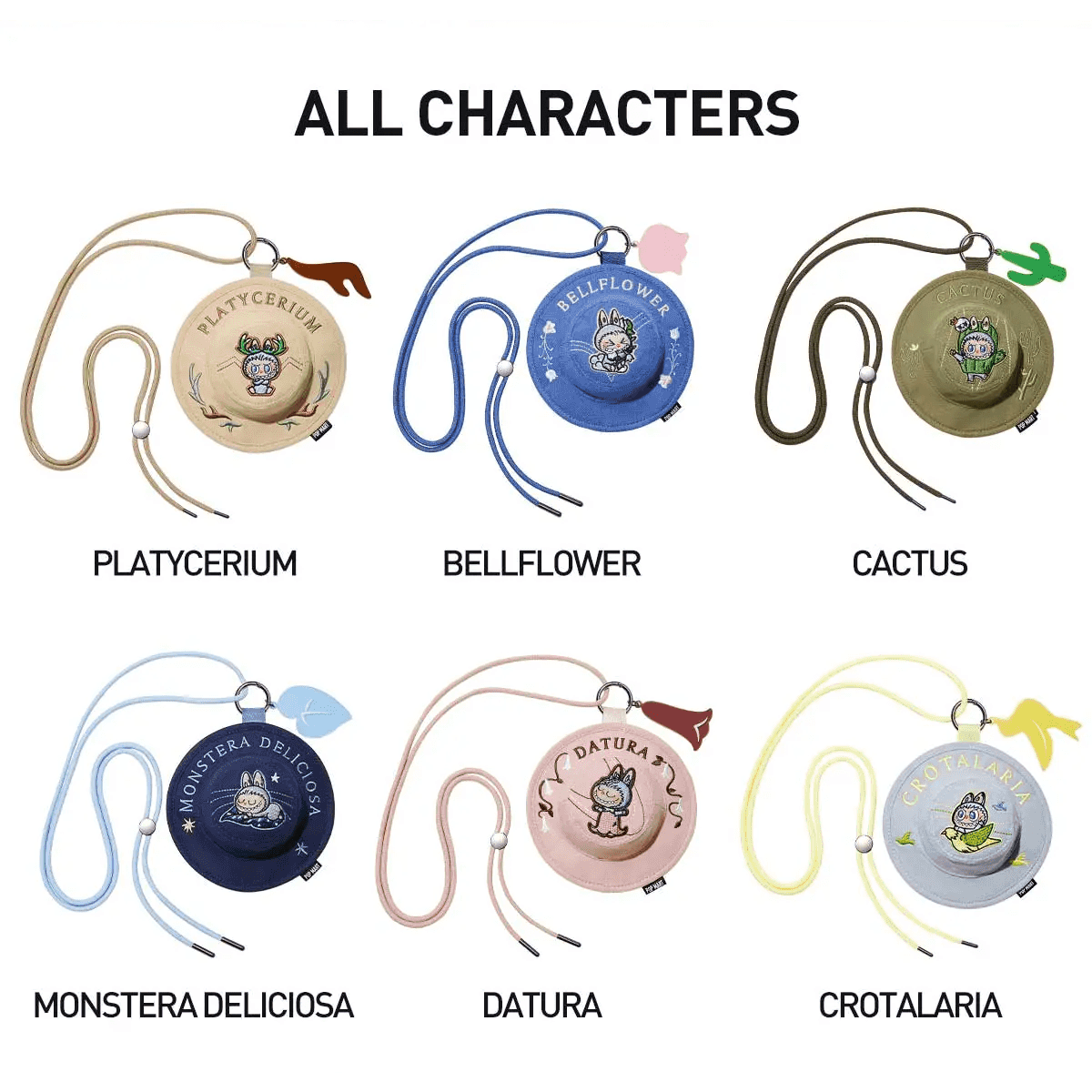 THE MONSTERS Fall in Wild Series Bucket Hat Mini Bag