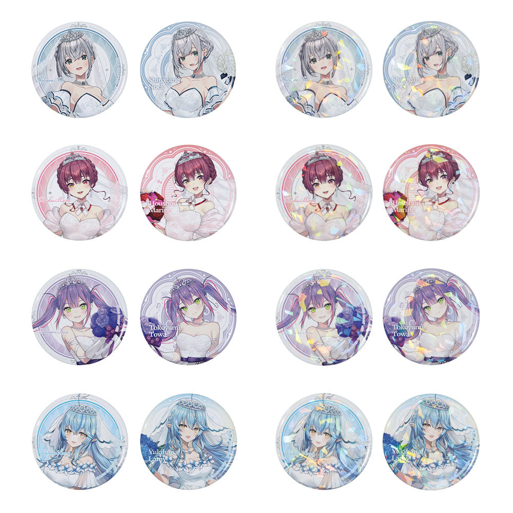 Hololive -Wedding Dress Style- Can Badge Pin