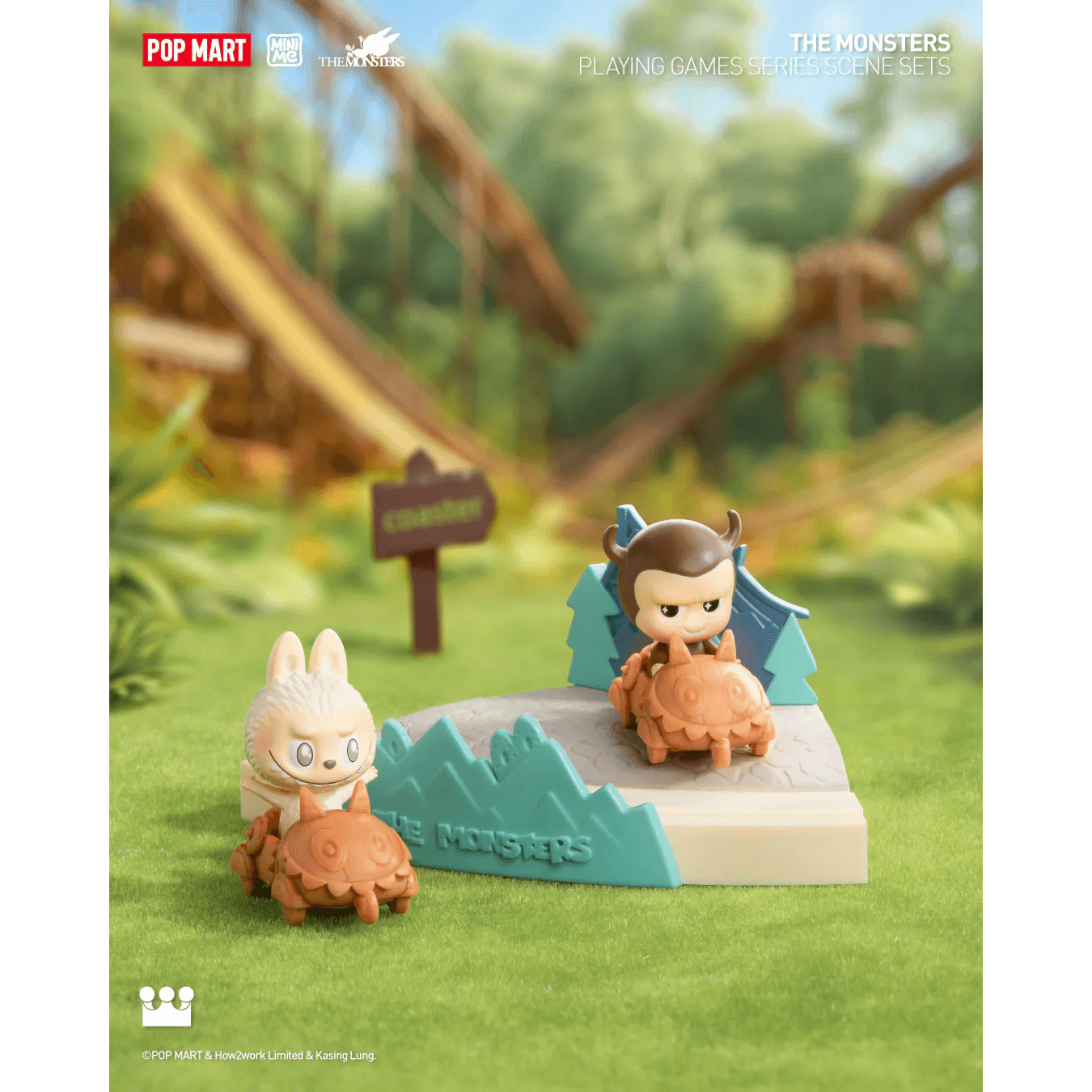 THE MONSTERS Playing Games Series Scene Set